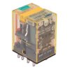 RU2S-D-D24 24VDC Plug In Power Relay Lever Diode 10A DPDT IDEC