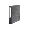 Falken 80022700 Recycling Folder A4 50mm Spine Black Cloud Marble 2 Brackets