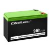 Akumulator 12V-9Ah AGM QOLTEC Bezobsługowy | max. 135A