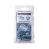 HellermannTyton 148-90057 HelaCon Connector clip 10pcs transparent/blue