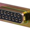 ITT Cannon Złącze D-sub D3HC-MP-M 15-pinowe 2.84 mm Pitch Panel Złoto na niklu Żeńskie