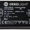 Deko Light FLAT, CV, UT12V/6W Sterownik LED Stałonapięciowy 6 W 0 - 500 mA 12 V 1 szt.