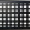 Blind plate, perforated, steel, (W x H x D) 483 x 178 x 13 mm, 4 U, black, PPFS19007BK2