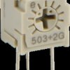 FT-63ES-503 Precision potentiometer, trimmer, vertical, 50 kOhm