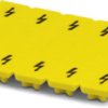Warning sign, symbol: lightning, (L x W) 25.2 x 8.13 mm, PA, 3047345
