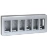 Simon Connect Obudowa natynkowa S500 6-modułowa, 12x K45 kompletna aluminium 51000006-033