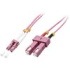 LINDY 46360 Fibreglass FO Cable 1.00 m Multimode OM4