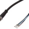 Kabel Konfekcjonowany Jednostrony Złącze M8 Żeńskie 3-Pinowe Proste Wolny...