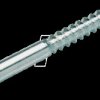 190238 Hexagon wood screw galvanised steel 10x120 mm SW17, pack of 10