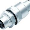 Adapter, M12 (4 pole) to M12 (4 pole), straight, 09 5260 10 04