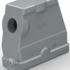 Housing, size HB16, die-cast aluminum, PG21, angled, screw locking, IP68, T1910161121-009