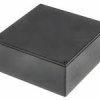 Aluminum die cast enclosure, (L x W x H) 120 x 120 x 59 mm, black (RAL 9005), IP65, 1590WUBK