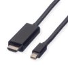 Value Kabel Mini Displayport, Mini Dp-Uhdtv, M/M, Zwart, 2 M