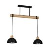 Lampa Wisząca Erik Black/Wood 2Xe27 Mlp7225 Milagro