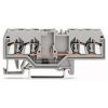 4 conductor component terminal with diode 1N4007, spring-clamp connection, 0.08-2.5 mm², 1 pole, 500 mA, gray, 280-655/281-411