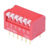 NDP06T APEM 6-Way Piano DIP Switch SPST