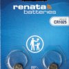 Lithium-Knopfzelle, 3 V, 32 mAh, 10,0x2,5 mm, 2er-Pack