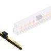 Pin header, 30 pole, pitch 2.54 mm, angled, black, SL10SMD05230GBSM