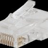 VDV826763 RJ45 modular plug, Cat.6, Pass trough, 200 pieces