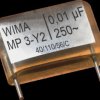 MP suppression capacitor, 10 nF, ±20 %, 1 kV (DC), MP, 15 mm, MPY20W2100FC00MSSD