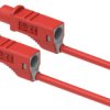 Electro PJP 2112-CD1-25R Przewód pomiarowy 25 cm czerwony 1 szt.
