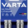 Bateria AAA/R03 Varta LITHIUM AAA Bli 4 1100 mAh 1.5 V 4 szt.