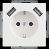 20 EUCB2USB-84 Schutzkontakt USB-Steckdose, Safety