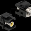 86740 Keystone Module RCA female > RCA female yellow / black