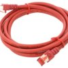 Patch cord S/FTP 6 linka Cu LSZH czerwony 2m 27AWG 802993