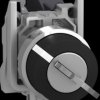 XB4BG41 Key-operated switch, Harmony XB4, 22 mm, black, latching, 1 NO