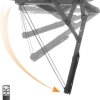 SpeaKa Professional Uchwyt sufitowy do telewizora napędzany elektrycznie, Uchylny, Rozszerzalny 58,4 cm (23
