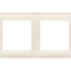 SIMON 55 Ramka 2 podwójna Nature szkło mrożone kremowe TRN2/171 KONTAKT SIMON