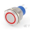 Osłona uszczelniona przełącznika przyciskowego AV22 Chwilowy SPST Podświetlenie średnica wycięcia 22 mm Panel TE