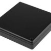 Obudowa Czarny, 125 x 125 x 25mm, RS PRO