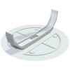 OBO Bettermann 2003227 Spring-Loaded Lid Ø70mm Roughened Surface
