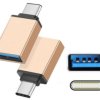 Adapter komputerowy USB C wtyk / USB A gniazdo 3.0 OTG