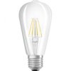 Żarówka LED ST64 E27 5.8W = 60W 806lm 2700K Ciepła Biała FILAMENT ŚCIEMNIALNA LEDVANCE