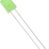 HuiYuan 2504G6D-KPC-S Dioda LED THT zielony prostokątny 2 x 5 mm 75 mcd 180 ° 20 mA