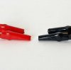 Zacisk krokodylkowy 10A izolowany Czarny/czerwony Mueller Electric