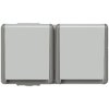 Siemens 5UB4722 Delta Grey rocker Switch titanium white 55x55mm