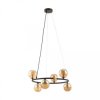 Lampa wisząca z brązową obręczą i szklanymi kloszami ANABELLE 6571 TK Lighting
