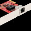 90100 Network card, PCIe, 2.5 Gigabit Ethernet, 1x RJ45