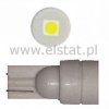 Żarówka samoch. 1xSMD 12V biała W5W żelowa
