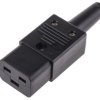 Złącze IEC IEC C19 Montaż na kablu Żeński 16A Proste Schurter