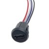 USB-C gniazdo okrągłe 4 przewody do obudowy
