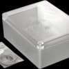 ABS enclosure, (L x W x H) 186 x 146 x 75 mm, light gray (RAL 7035), IP65, RP1285C