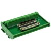 CZH-LABS DIN Rail Mount DSUB DB62HD Male/Female Header Interface Module, D-SUB Breakout Board.