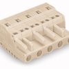 Socket header, 9 pole, pitch 7.5 mm, angled, light gray, 721-209/026-000