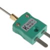 Termopara z izolacją mineralną K średnica 1.5mm długość 150mm Wtyk miniaturowy RS PRO