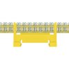 Listwa Zaciskowa Niska Na Szynę 15-Torowa Żółta Th35 E.4054